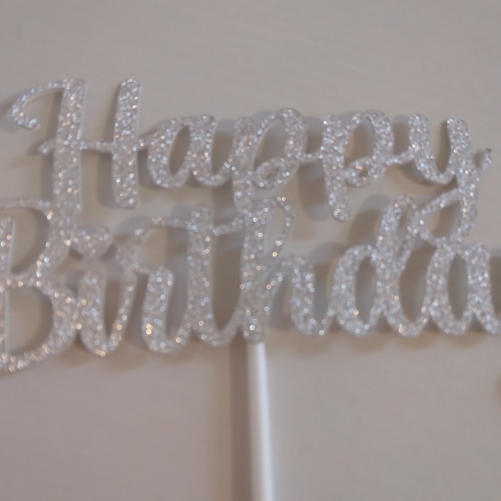 Happy Birthday cake topper